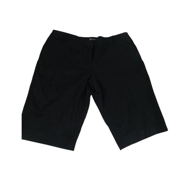 7th Avenue Design Studio New York & Company Pants - 7th Avenue New York & Co. Women's Size 14 Bermuda Black Shorts Casual